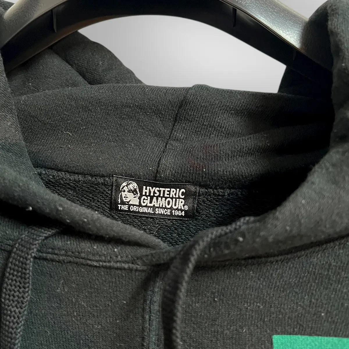 2000s Hysteric Glamour Half & Half Logo Hoodie