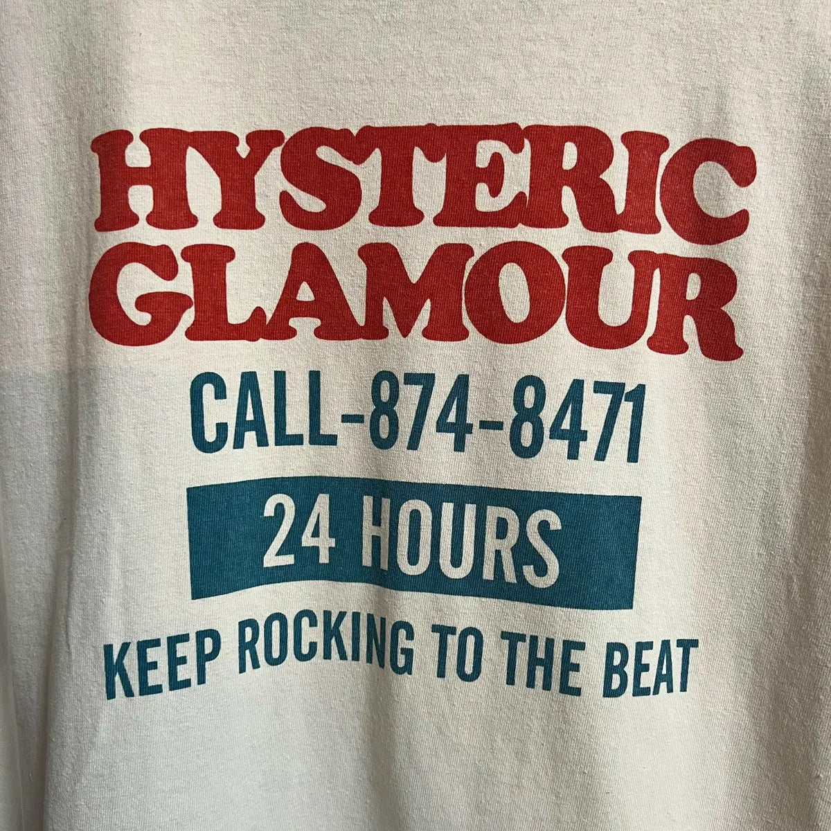 2000s Hysteric Glamour USA Dollar Bill Girl Tee