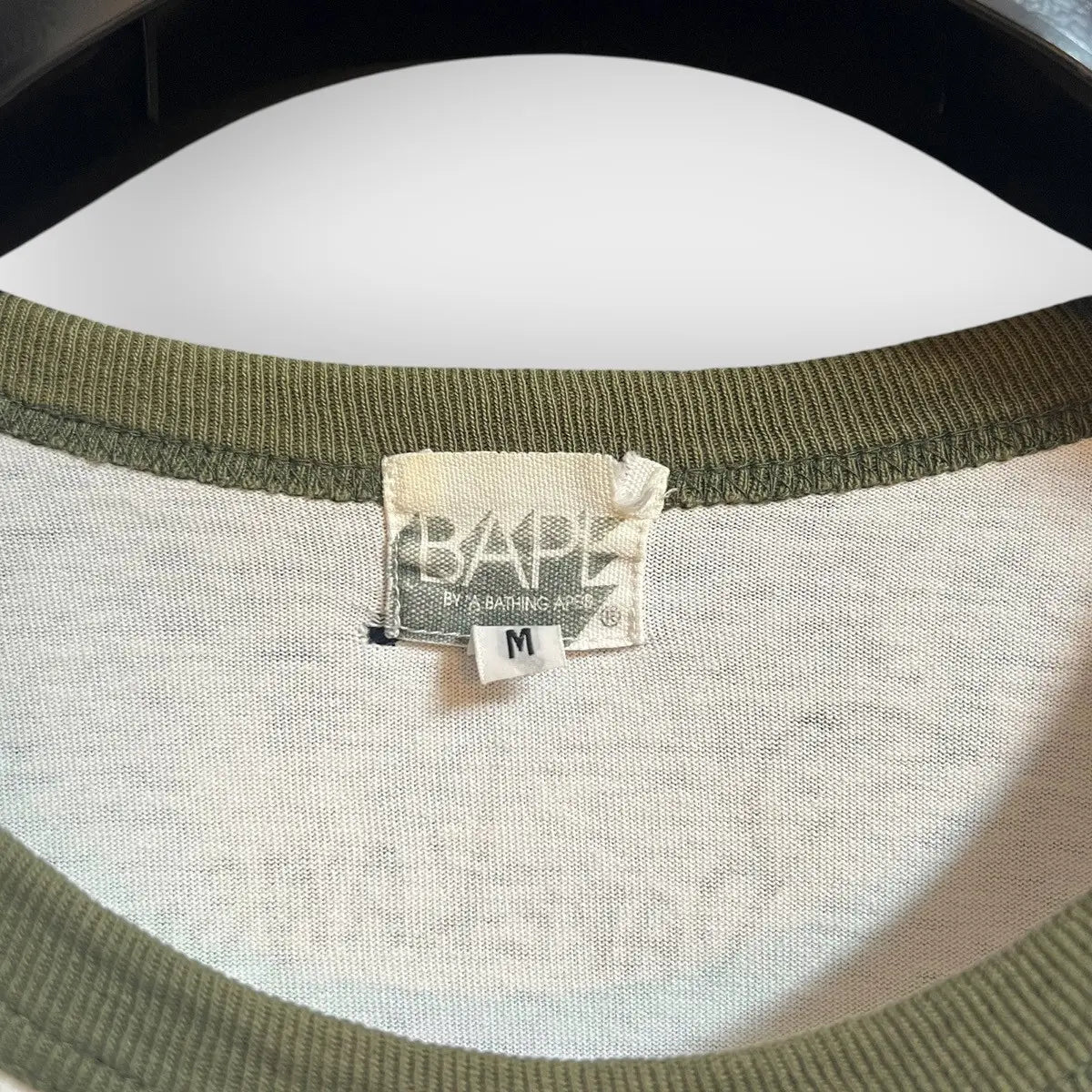 2000s Bape x Kaws Logo Head Ringer Tee