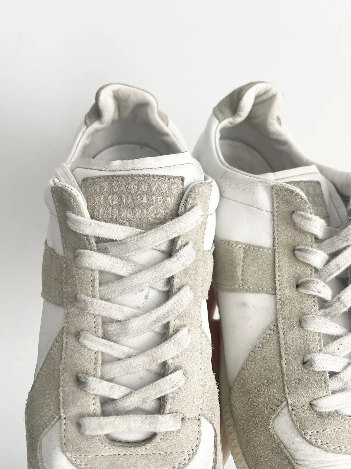 2010s Maison Margiela GAT Replica Double White Sneakers