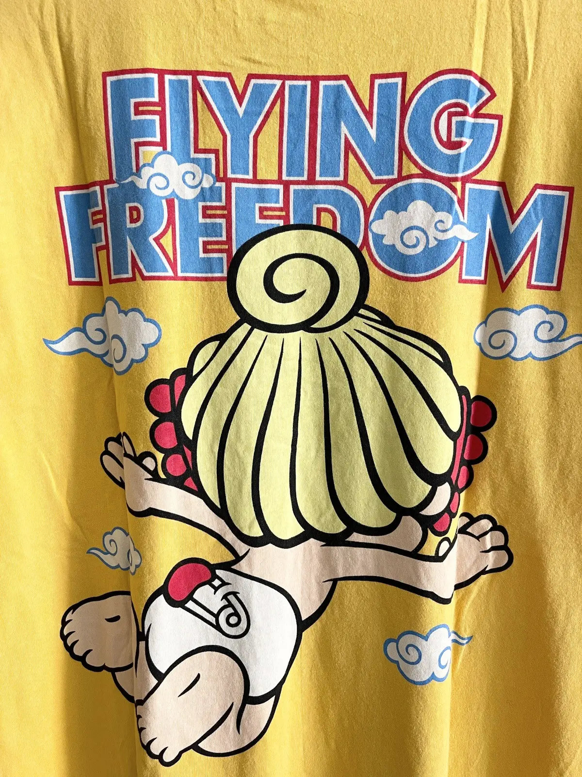 1990s Hysteric Glamour Flying Baby Sky Tee