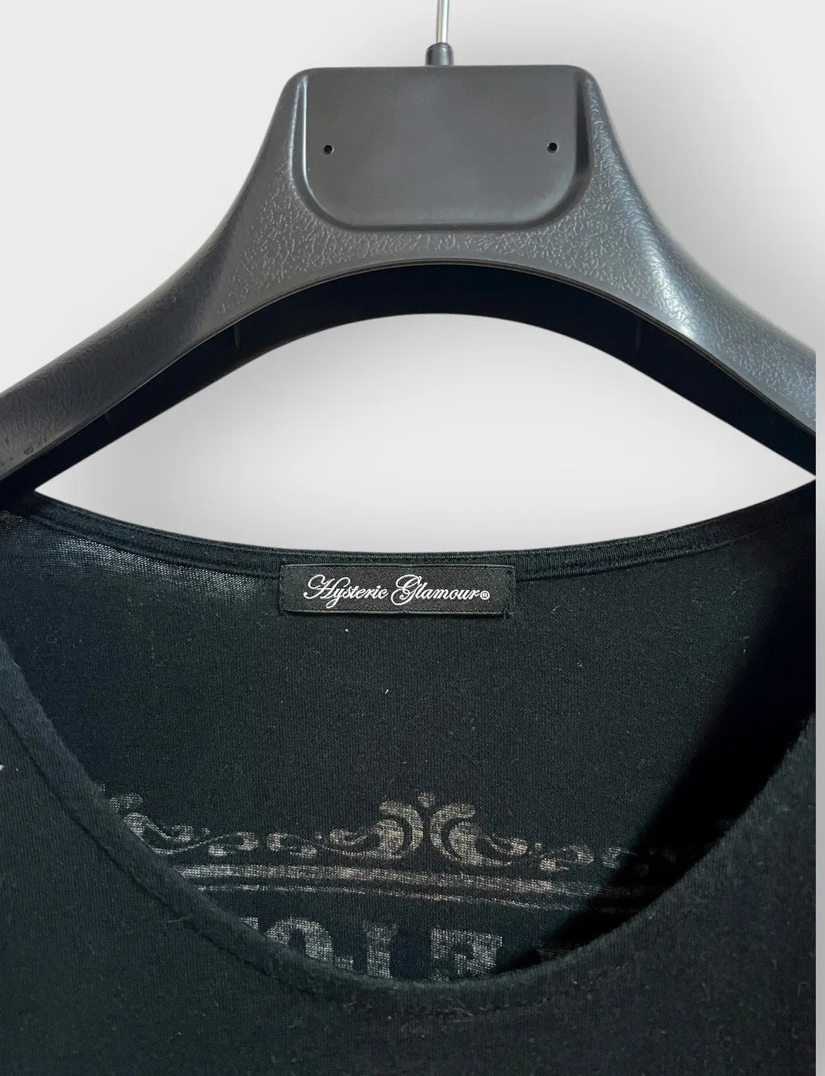 2010s Hysteric Glamour Nude Girl Leather Tee