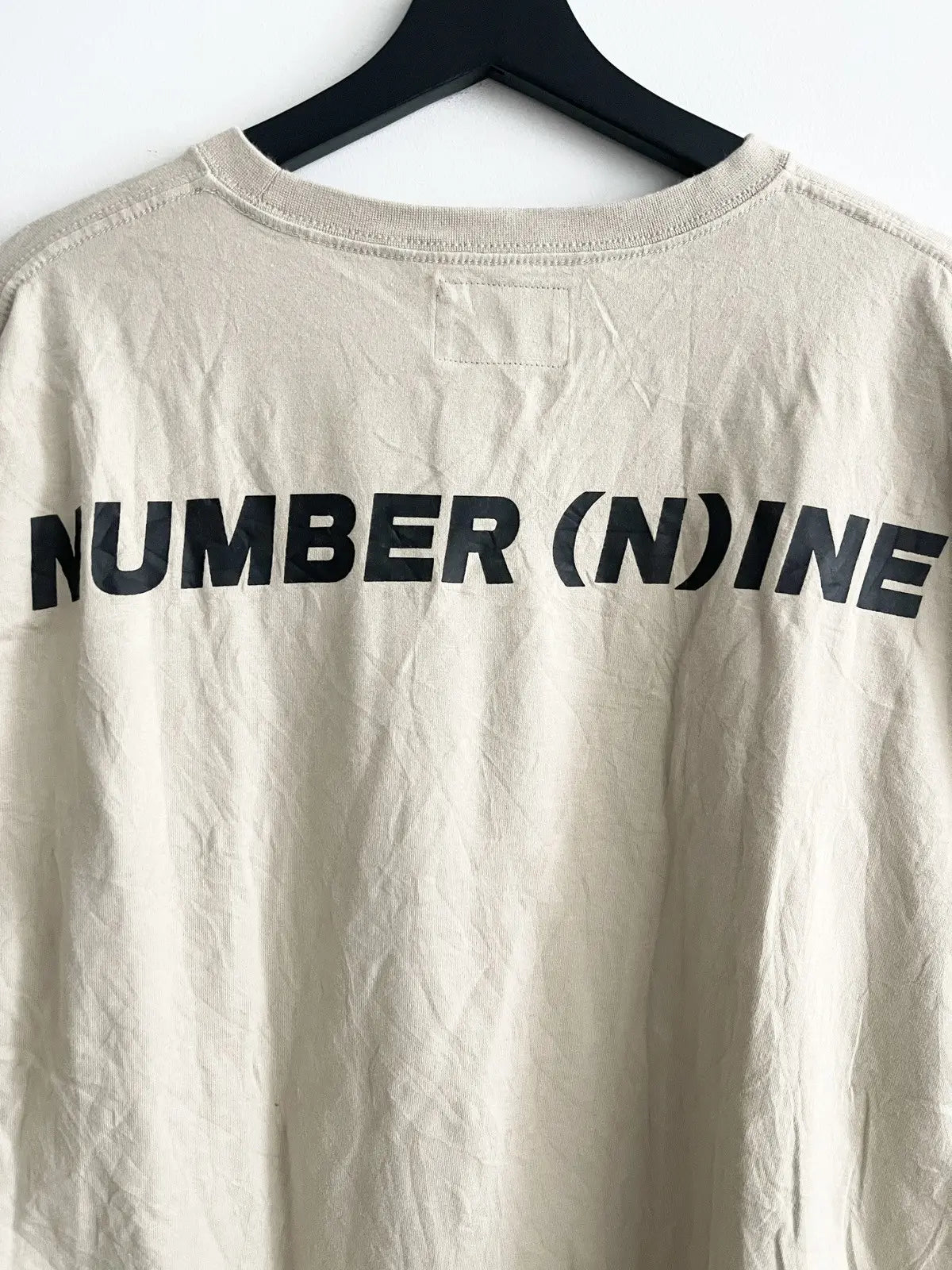 2010s Number (N)ine Double Layer Jumbo Logo LS Tee