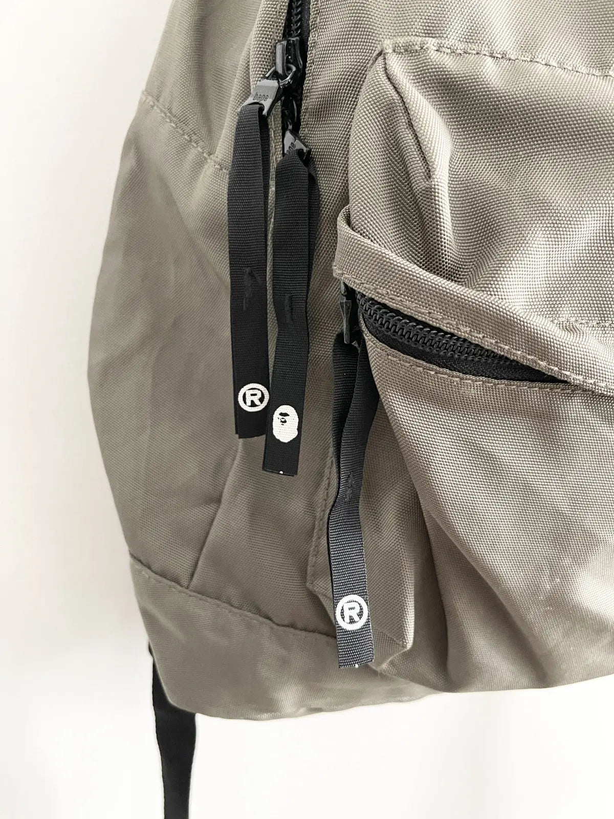 2010s Bape Logo Military Olive Backpack