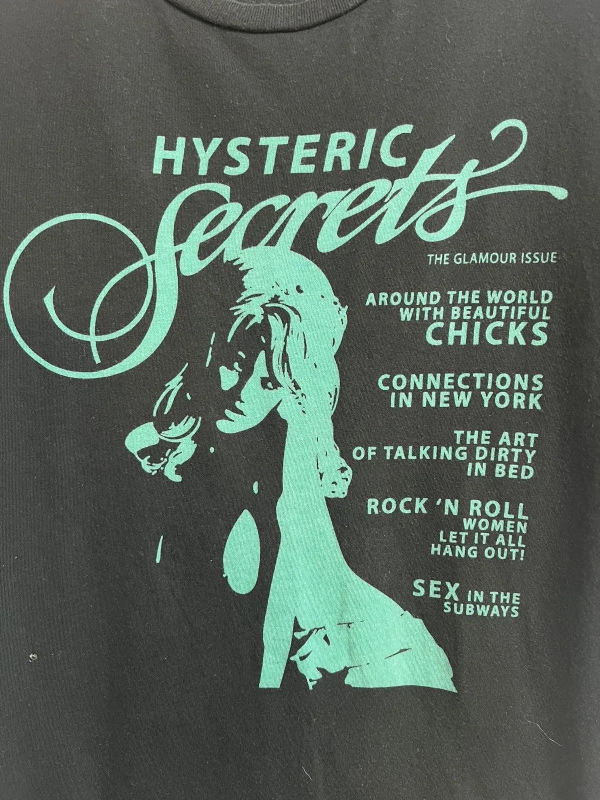 2000s Hysteric Glamour Nude Girl Secrets Tee
