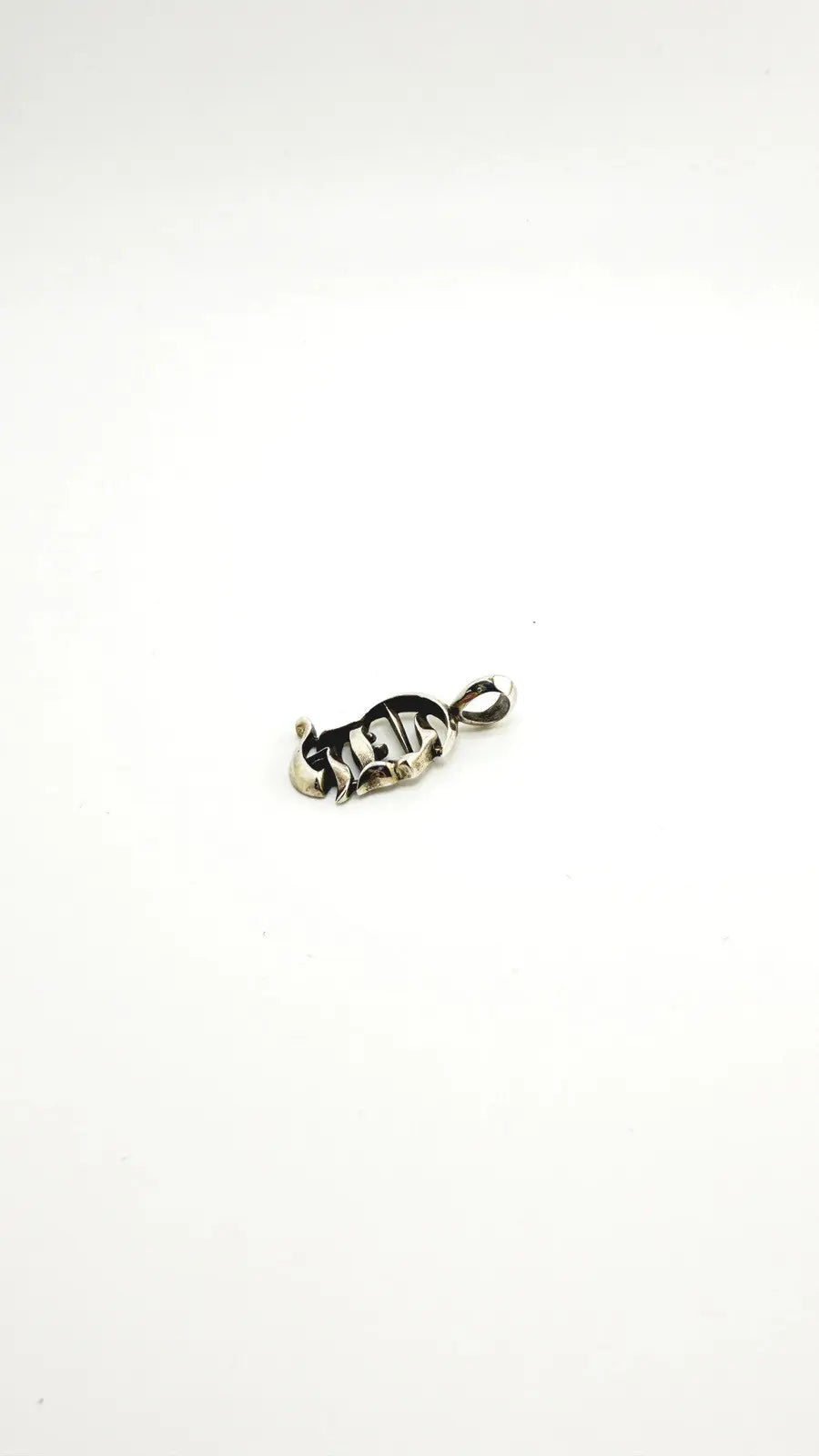 Chrome Hearts Sterling Silver Vertical Logo Pendant Chrome Hearts