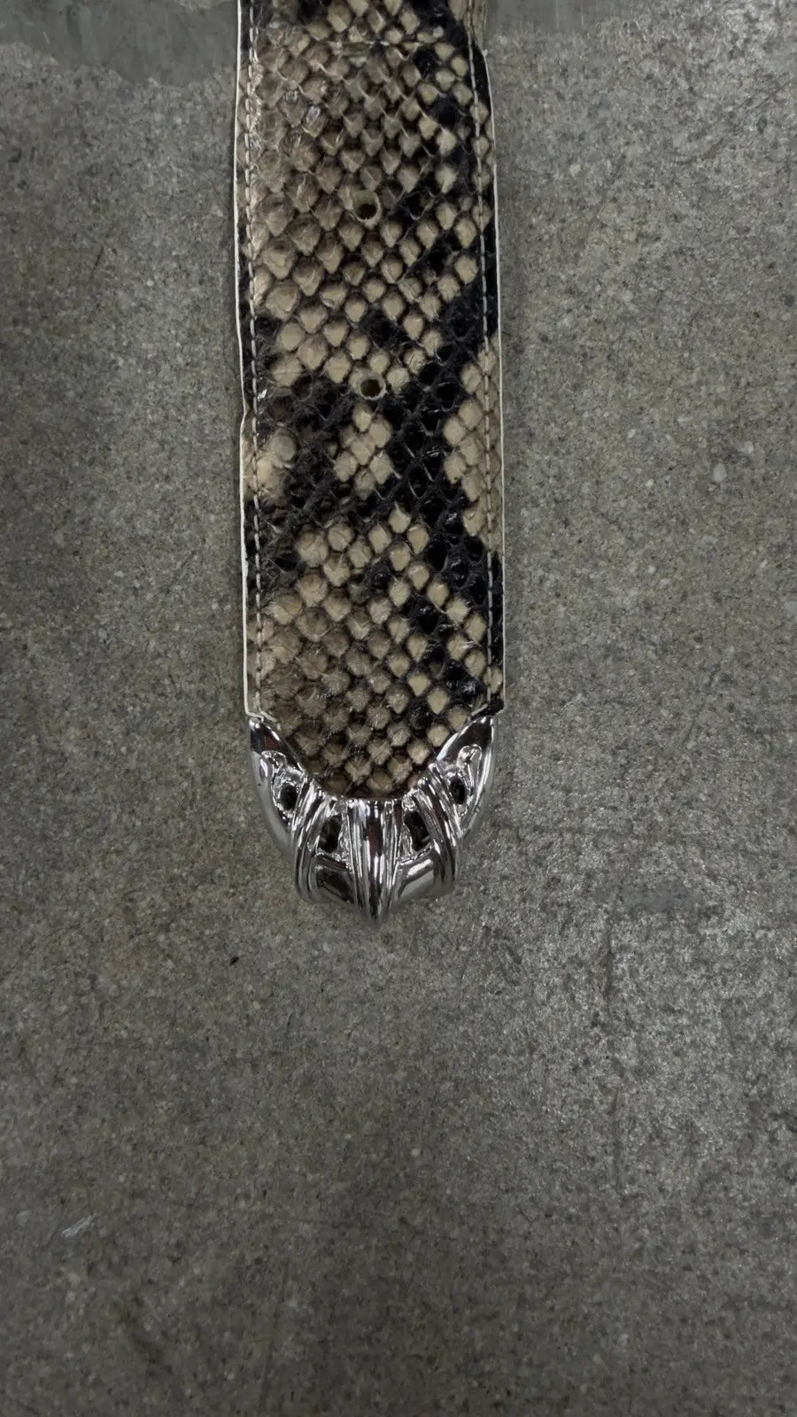 Chrome Hearts Python Talon Claw 3 Pieces Belt