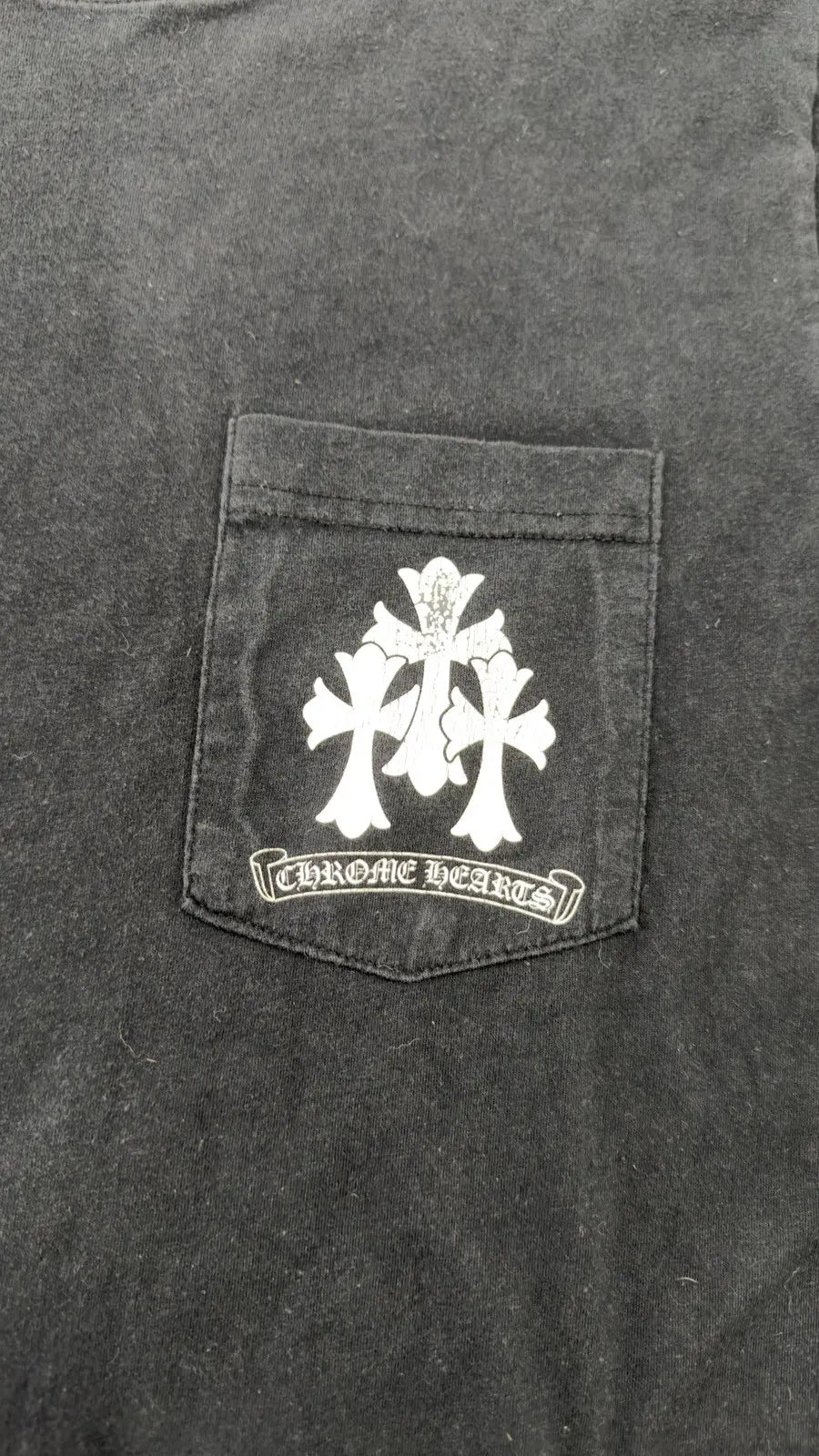 Chrome Hearts Cross Spine Triple Cross Pocket Tee