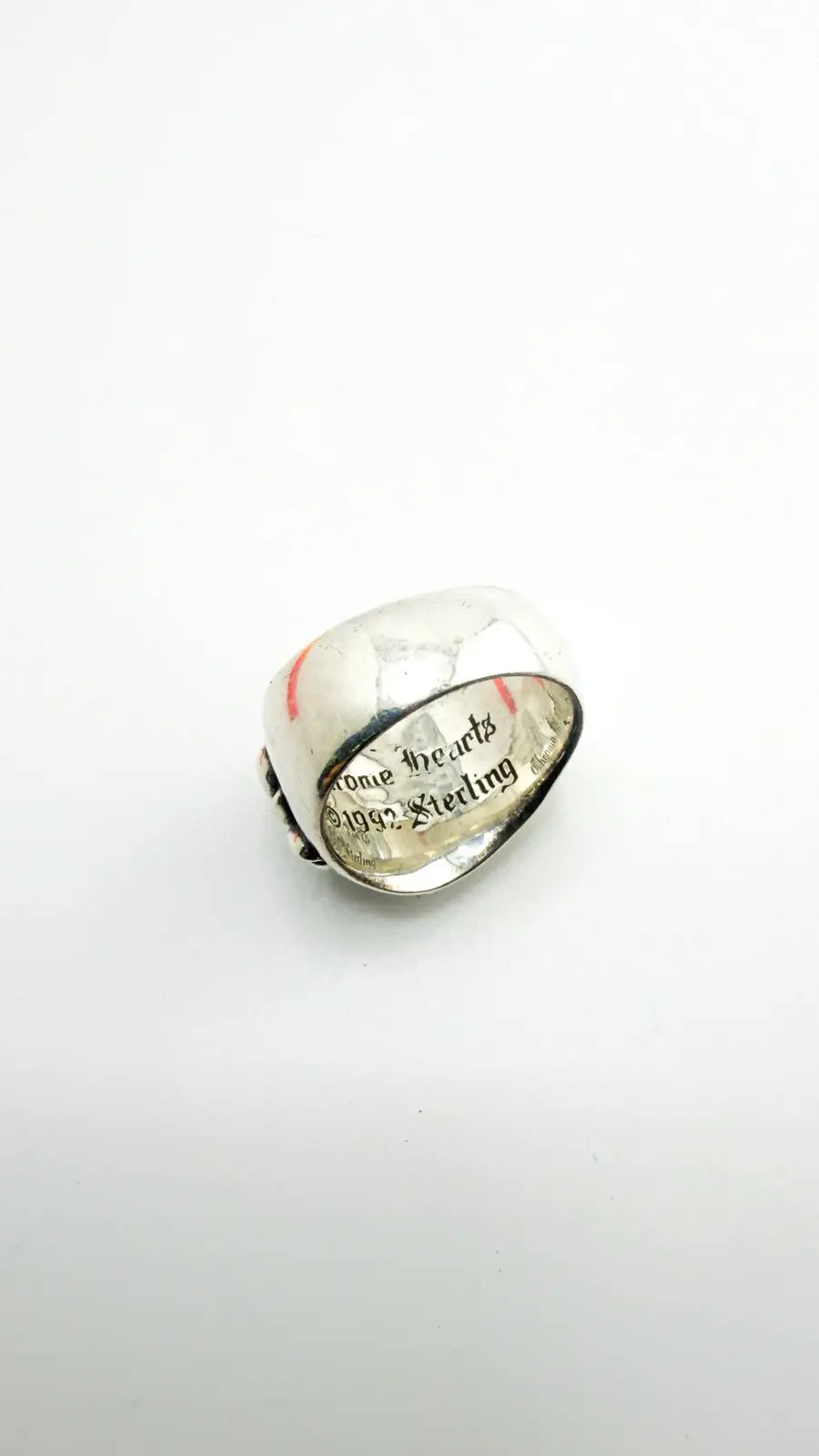 Chrome Hearts Sterling Silver Keeper Ring Chrome Hearts