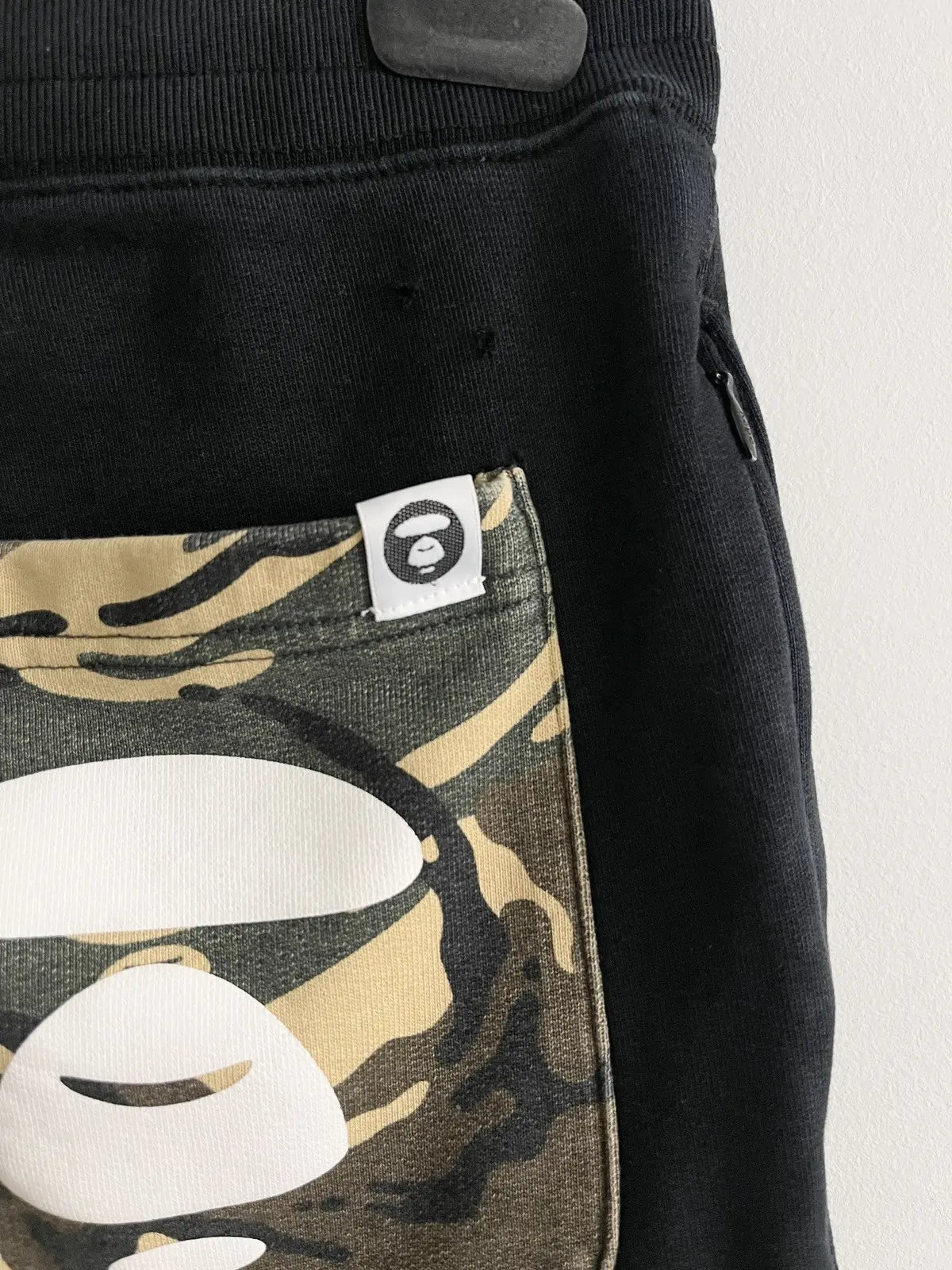 2000s Aape by Bape Camo Face Sweatpants