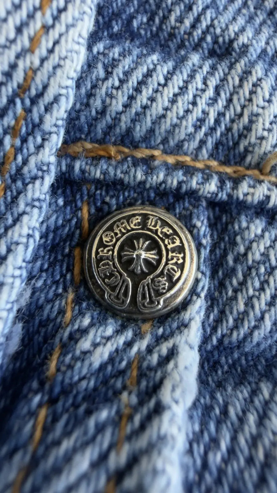 Chrome Hearts x Levi's Cross Patch Denim Jeans Size 36 Chrome Hearts