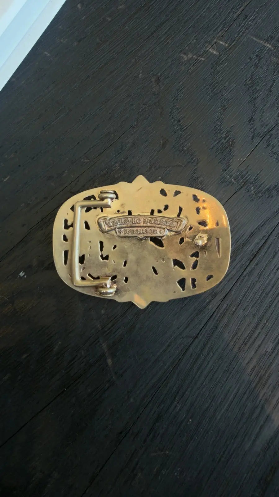 Chrome Hearts Cemetery Cross Belt Buckle Chrome Hearts
