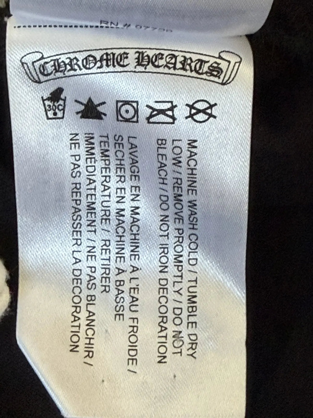 Chrome Hearts Script Logo Short Sleeve Tee