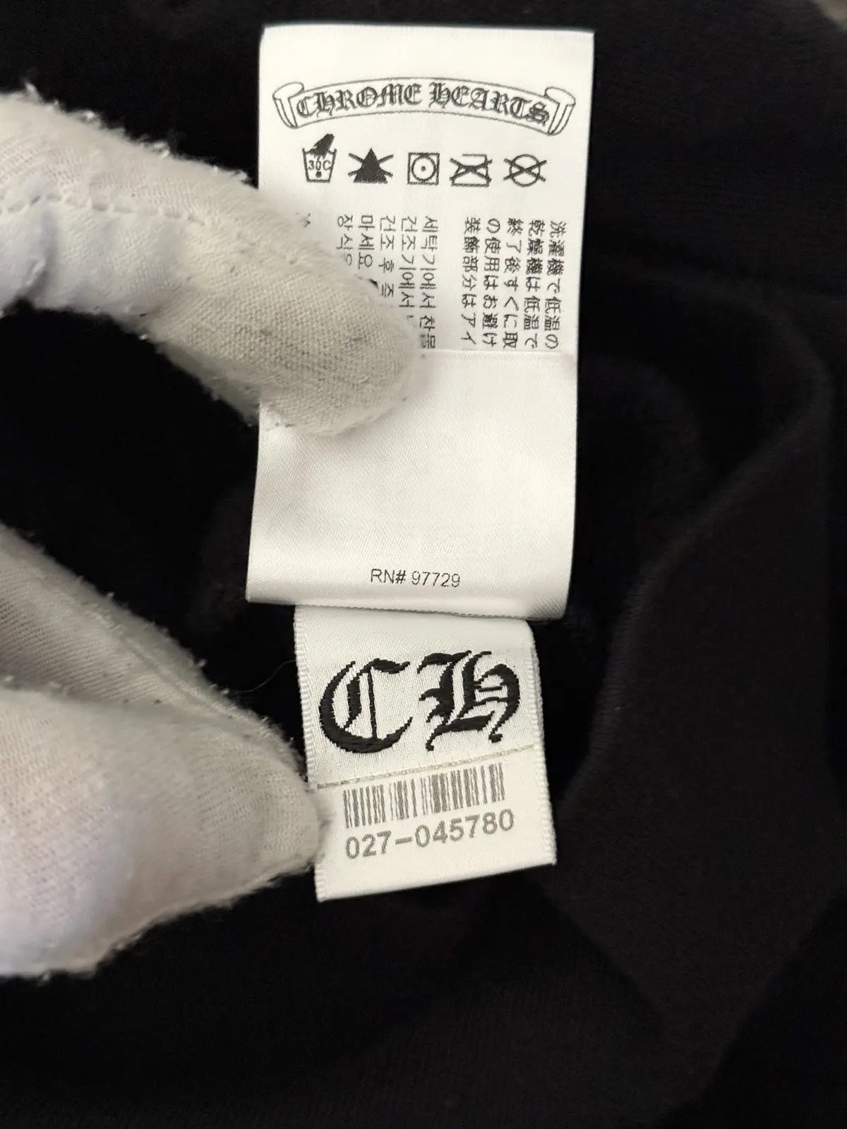 Chrome Hearts Kids Multi Color Cross Zip-up Hoodie