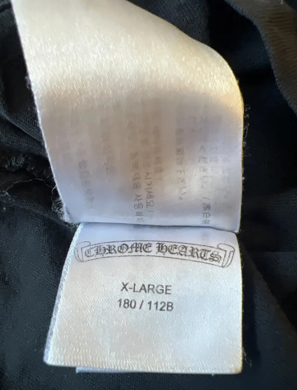 2010s Chrome Hearts Spine Triple Cross Tee