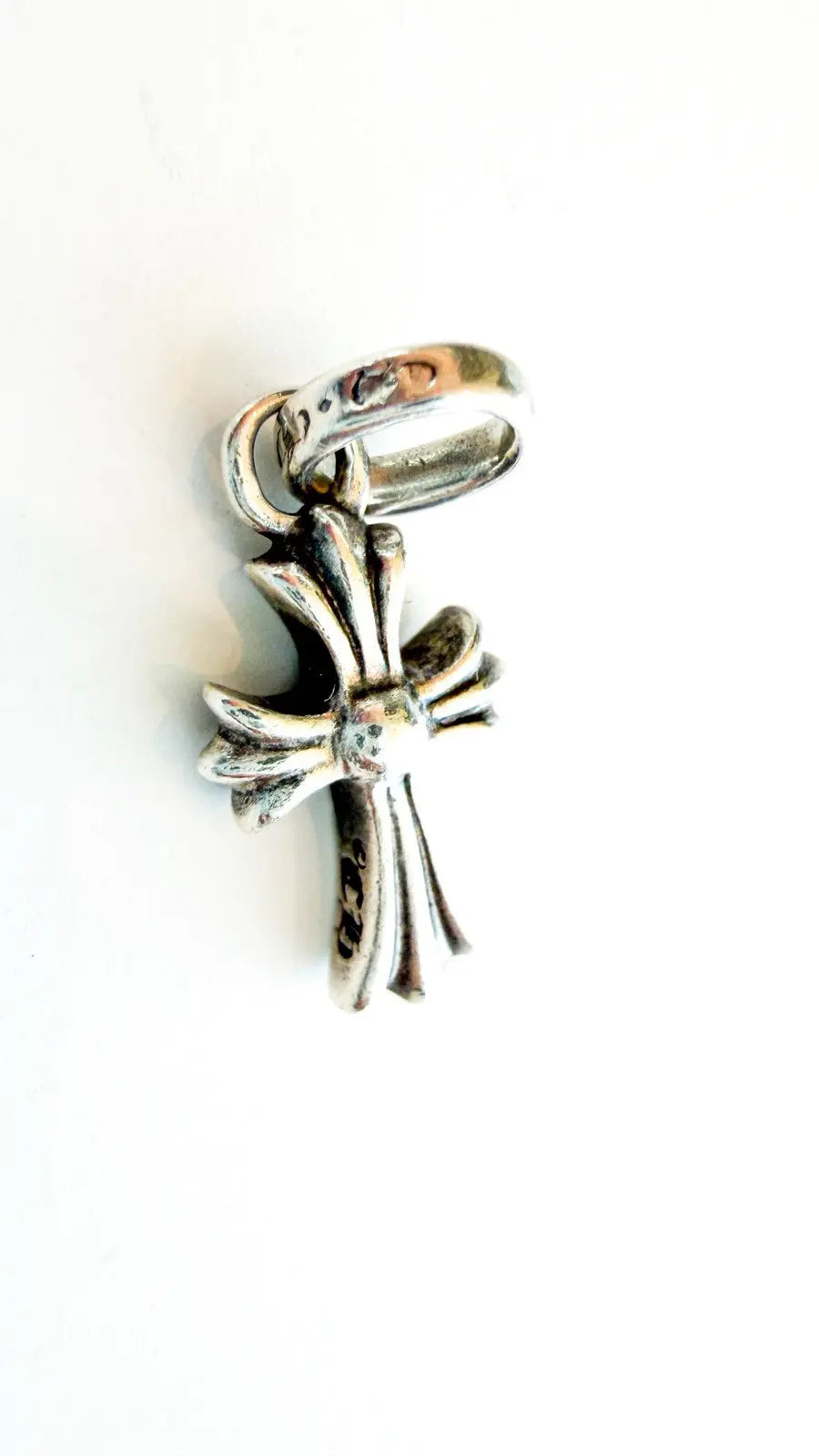 Chrome Hearts Baby Fat Pave Diamond Cross Pendant Chrome Hearts