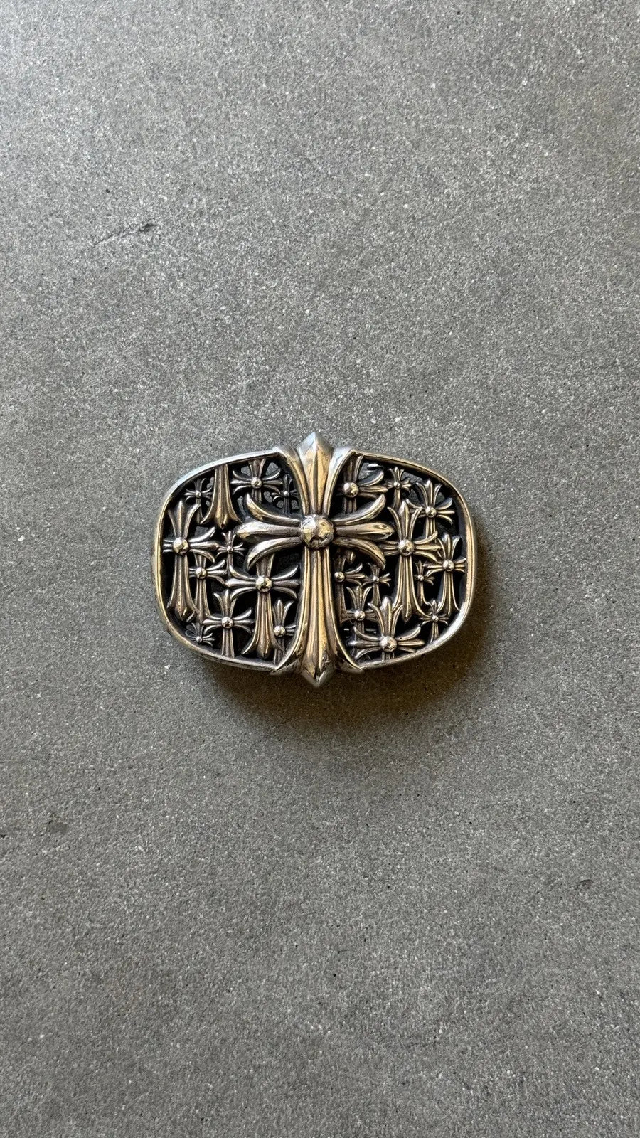 Chrome Hearts Cemetery Cross Belt Buckle