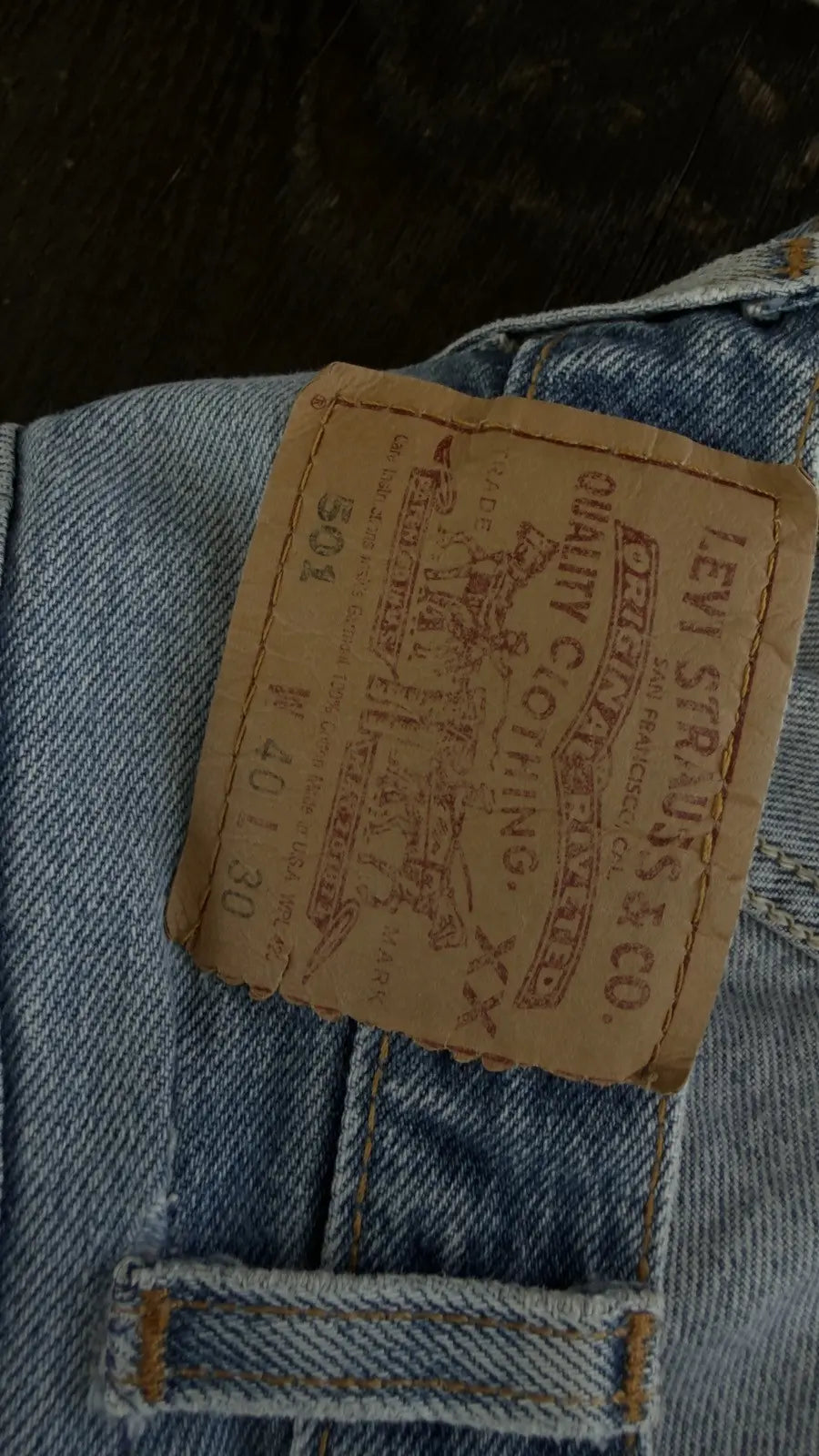 Chrome Hearts Levi Cross Patch Jeans Chrome Hearts
