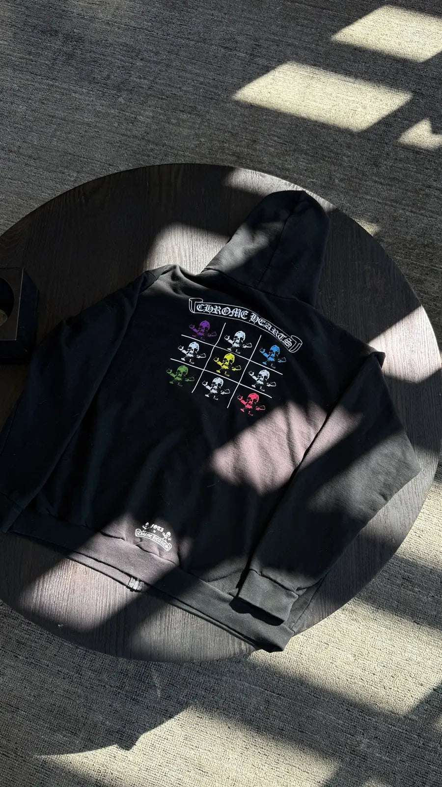Chrome Hearts Black Multi FOTI Tic Tac Toe Zip Up Chrome Hearts