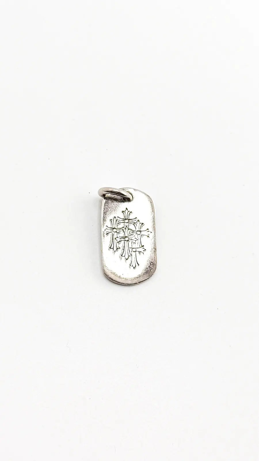 Chrome Hearts D Tag Cemetery Pendant