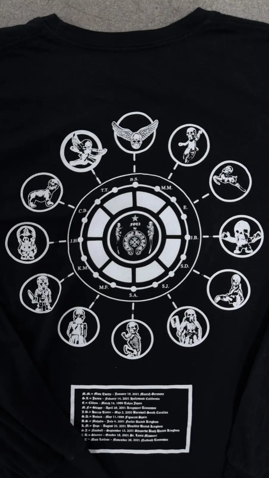 Chrome Hearts FOTI Zodiac T-Shirt Black