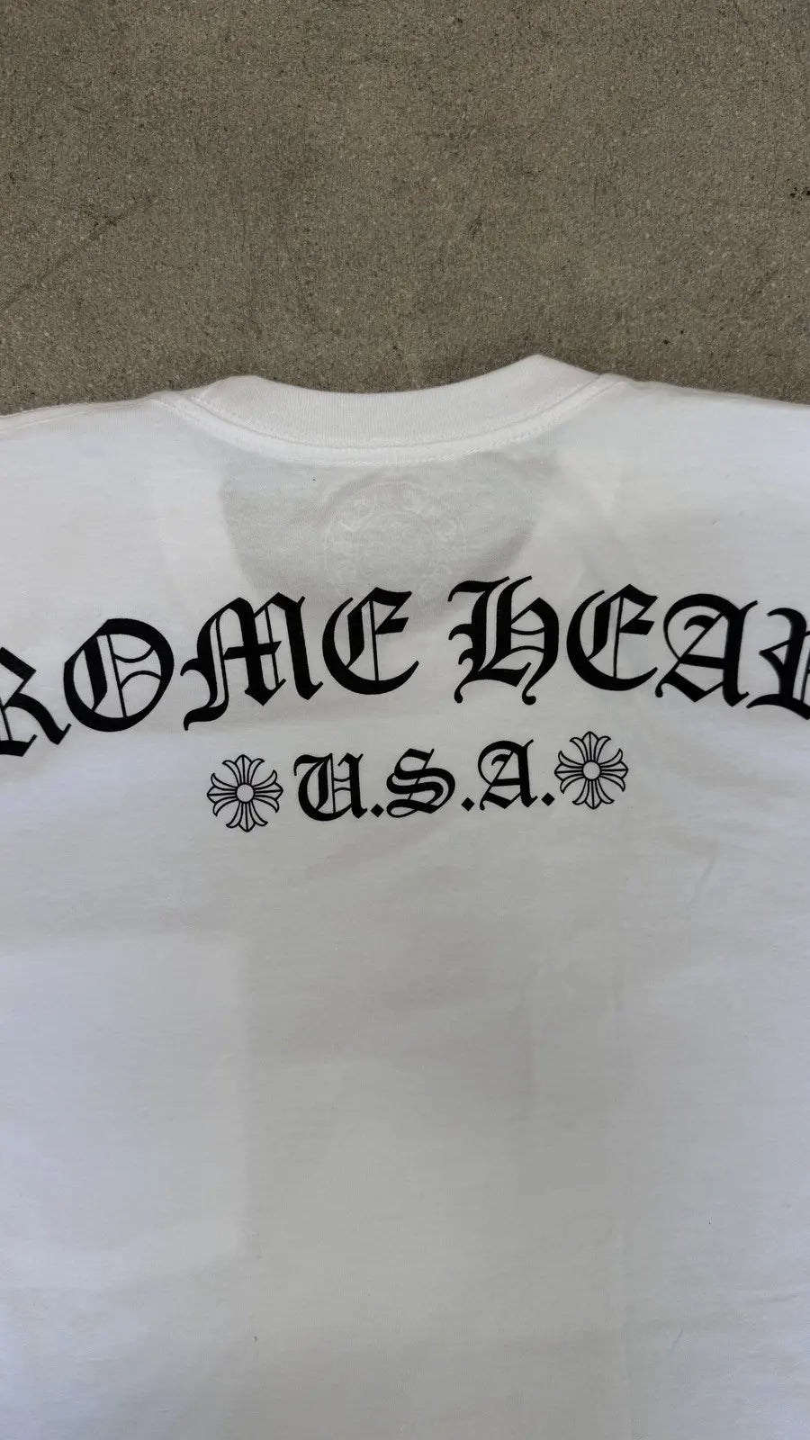 Chrome Hearts Shoulder Scripts Logo Pocket T-Shirt