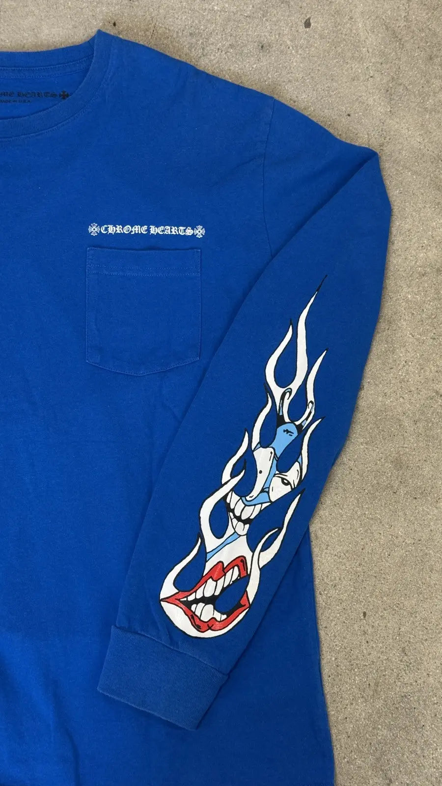 Chrome Hearts Matty Boy Space Flame LS T-Shirt