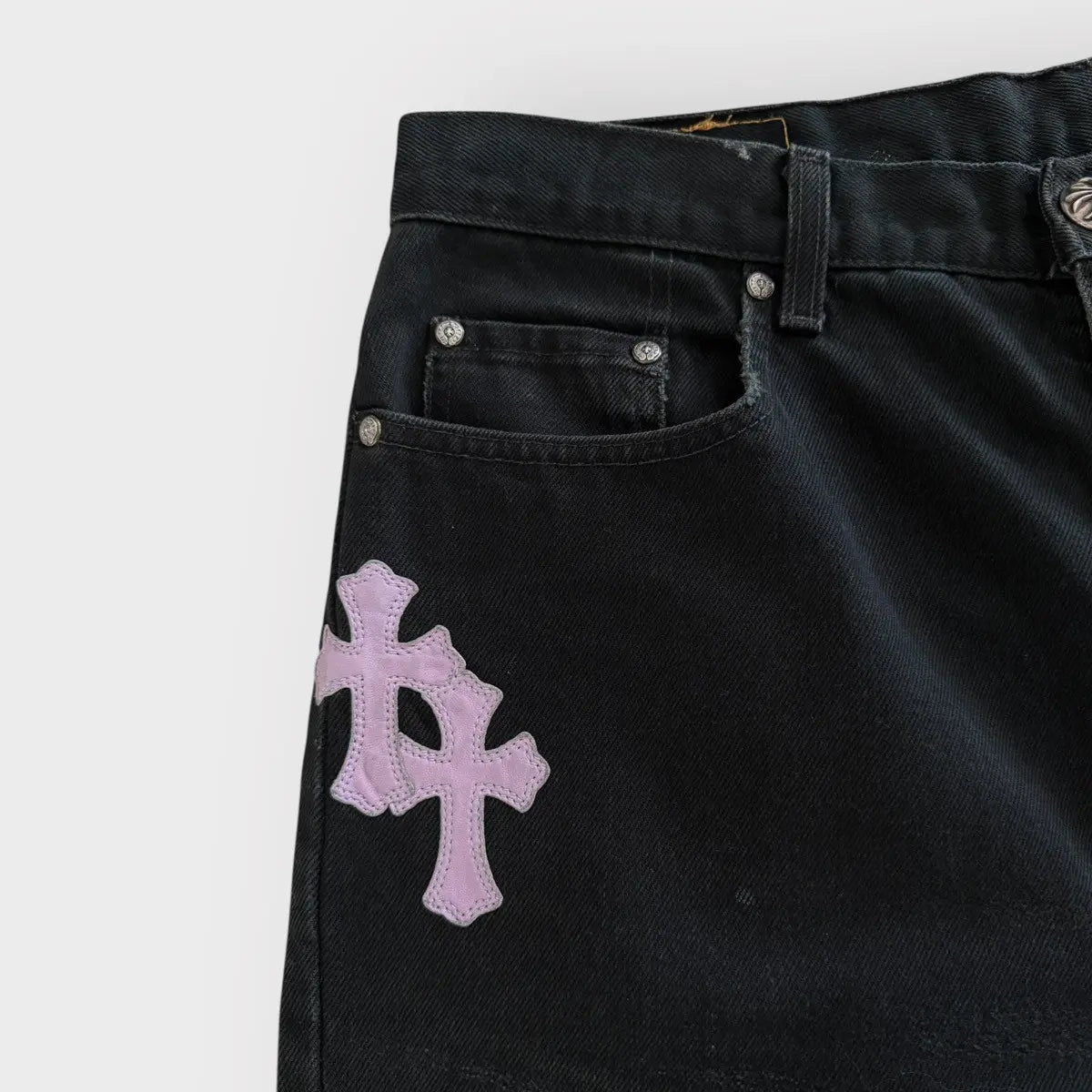 Chrome Hearts Miami Exclu. Pink Patch Levis Jeans