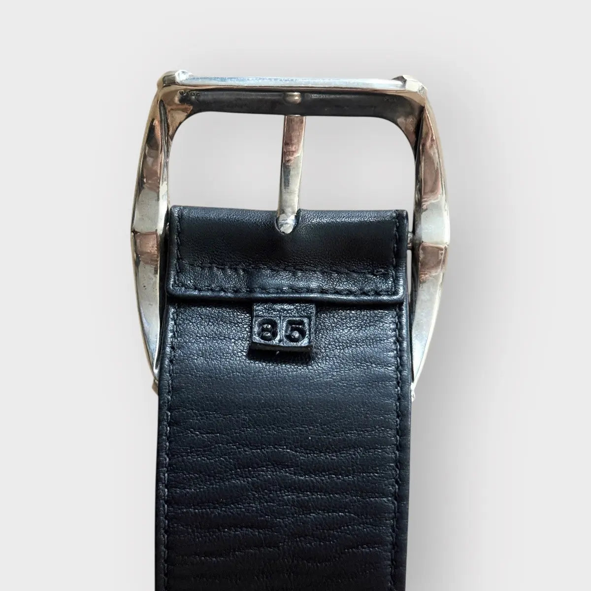 Chrome Hearts Flerknee Buckle Leather Bracelet