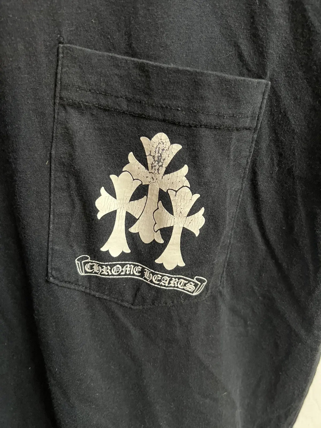 2010s Chrome Hearts Spine Triple Cross Tee
