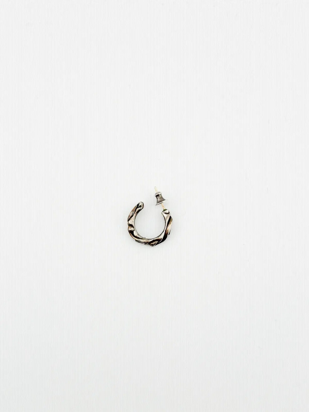 Chrome Hearts Scroll Hoop Earring