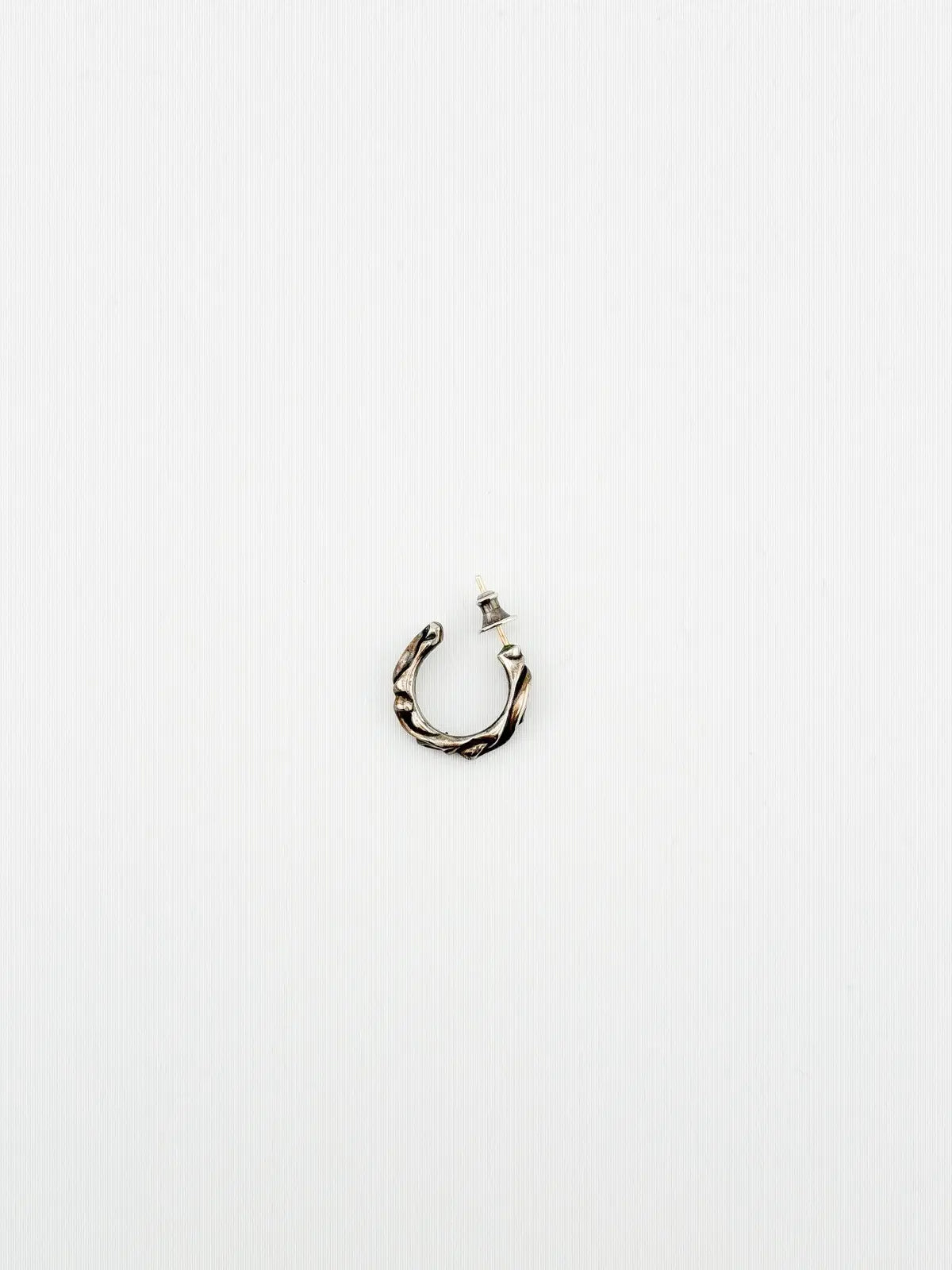 Chrome Hearts Scroll Hoop Earring