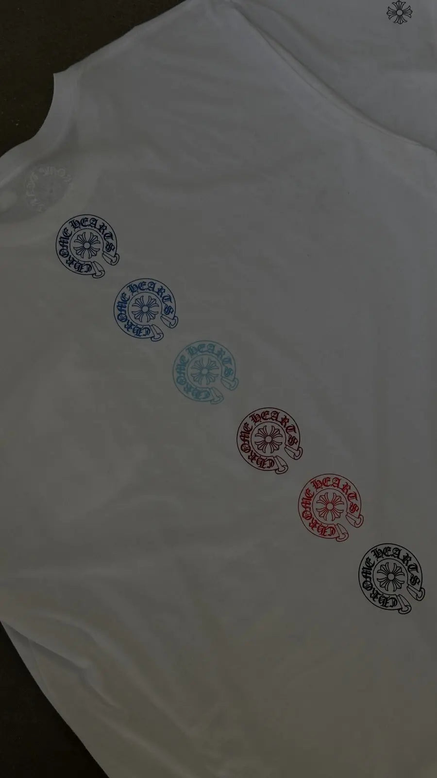 Chrome Hearts Tee White Multi Logo