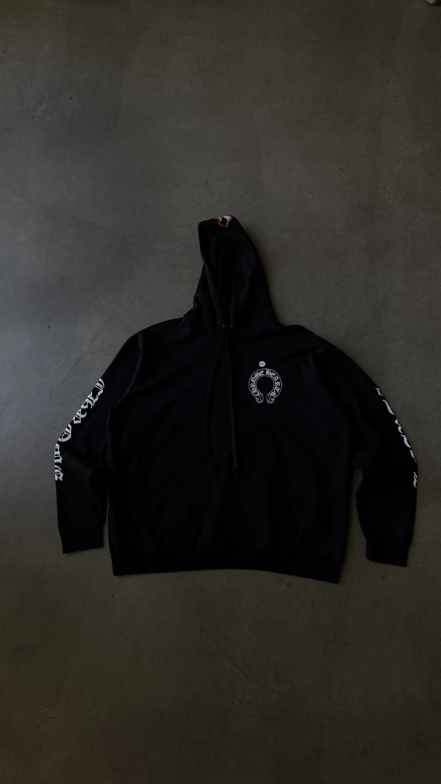 Chrome Hearts Horseshoe Floral Matty Boy Hoodie Black