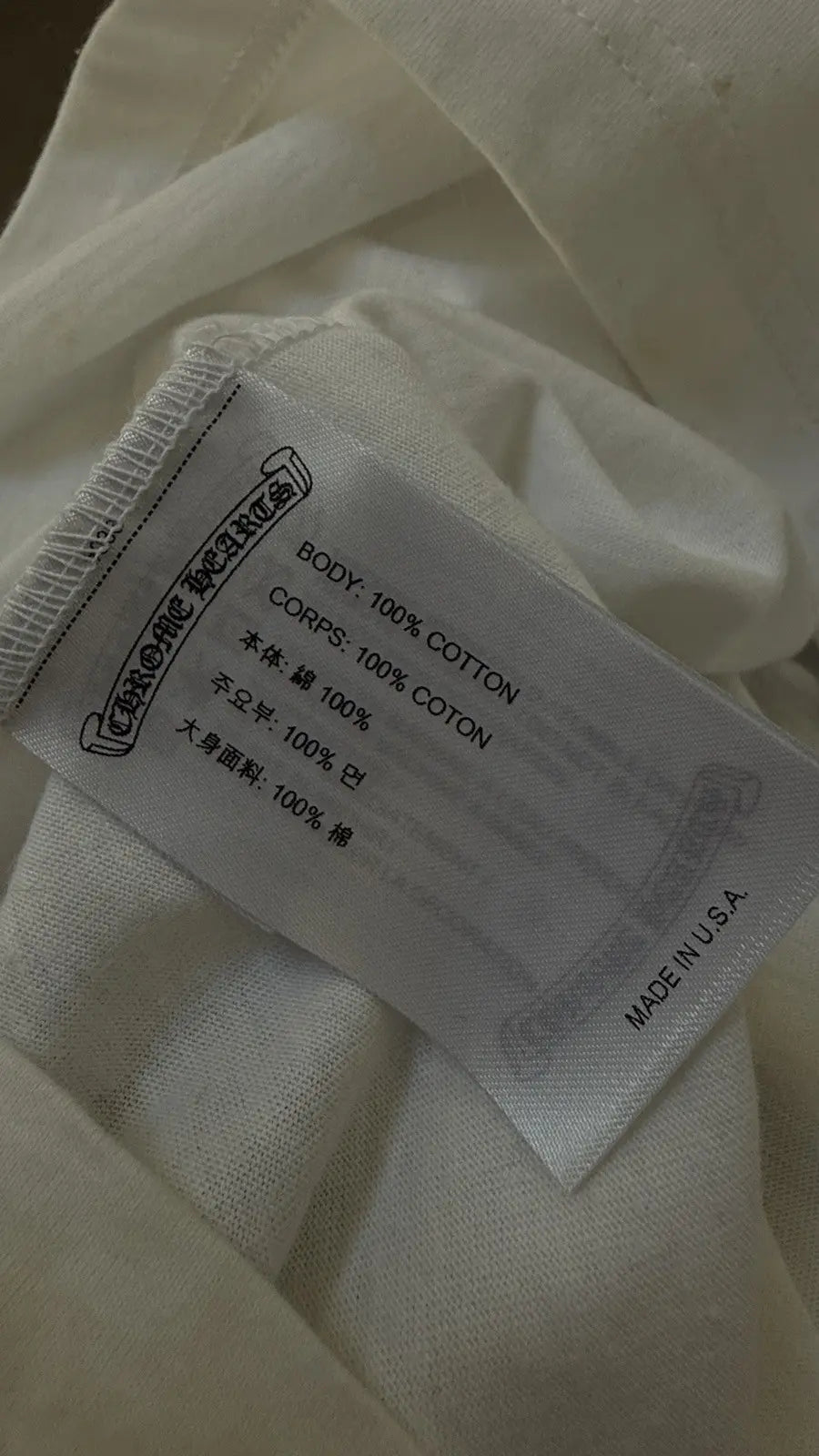Chrome Hearts Tee White Multi Logo