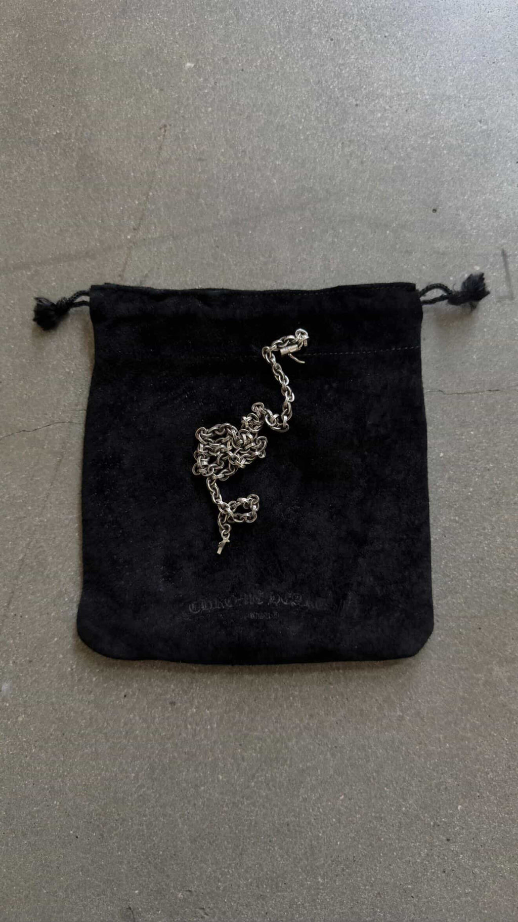 Chrome Hearts 18 inches Paper Chain Necklace