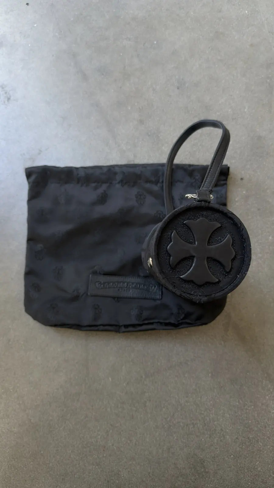 Chrome Hearts Nylon Tonal Monogram Cross Bag