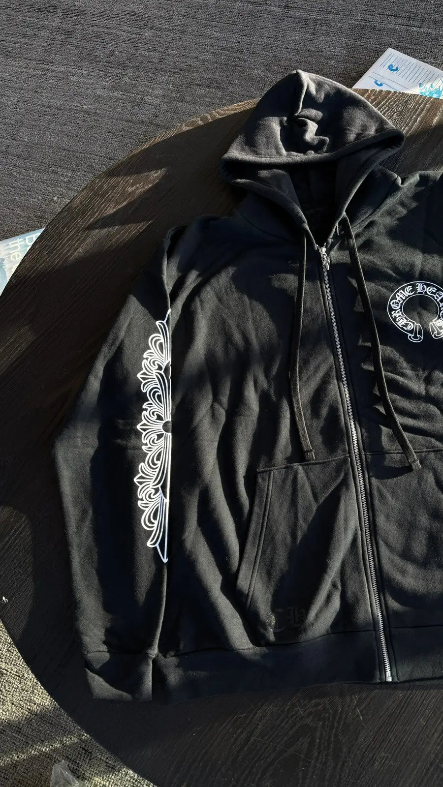 Chrome Hearts Horse Shoe Floral Hoodie Size XXL Chrome Hearts