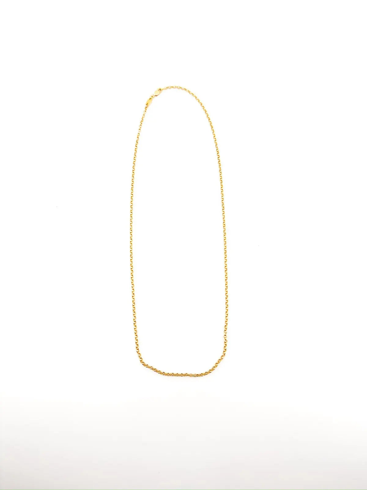 Chrome Hearts 22k Gold Roll Chain Neckalce