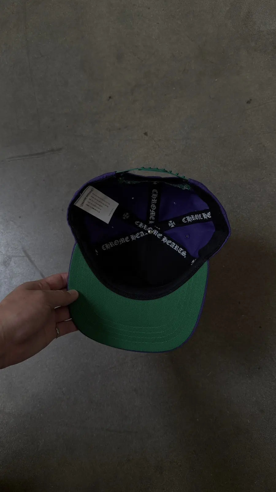 Chrome Hearts CH Baseball Cap Purple/Green