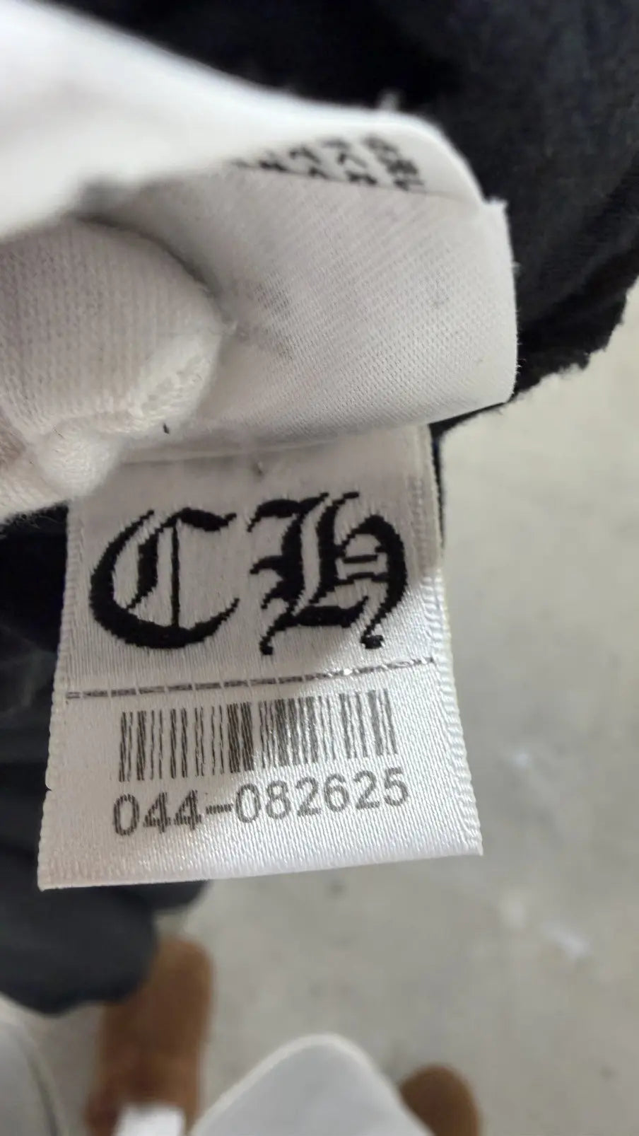 Chrome Hearts Script Neck Logo Long Sleeve T-Shirt