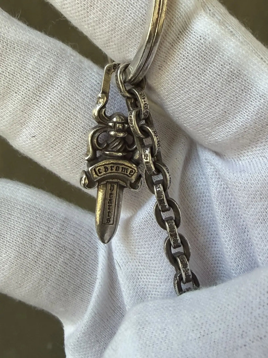 Chrome Hearts Large Fuzzy Dice