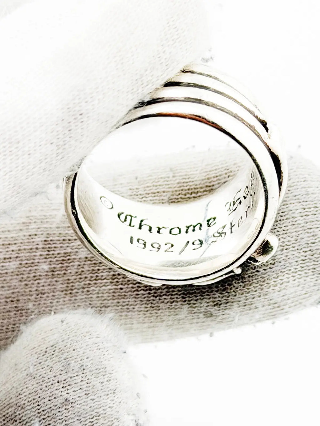 Chrome Hearts Dagger Sterling Silver Ring circa 1992