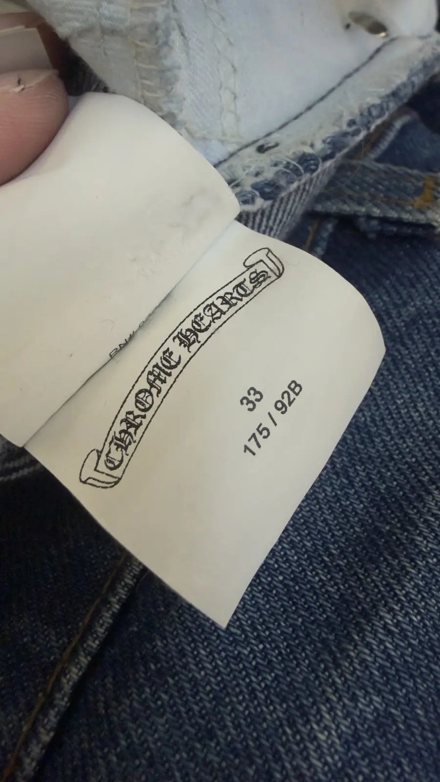 Chrome Hearts Levi's 517 Black Cross Patch Jeans