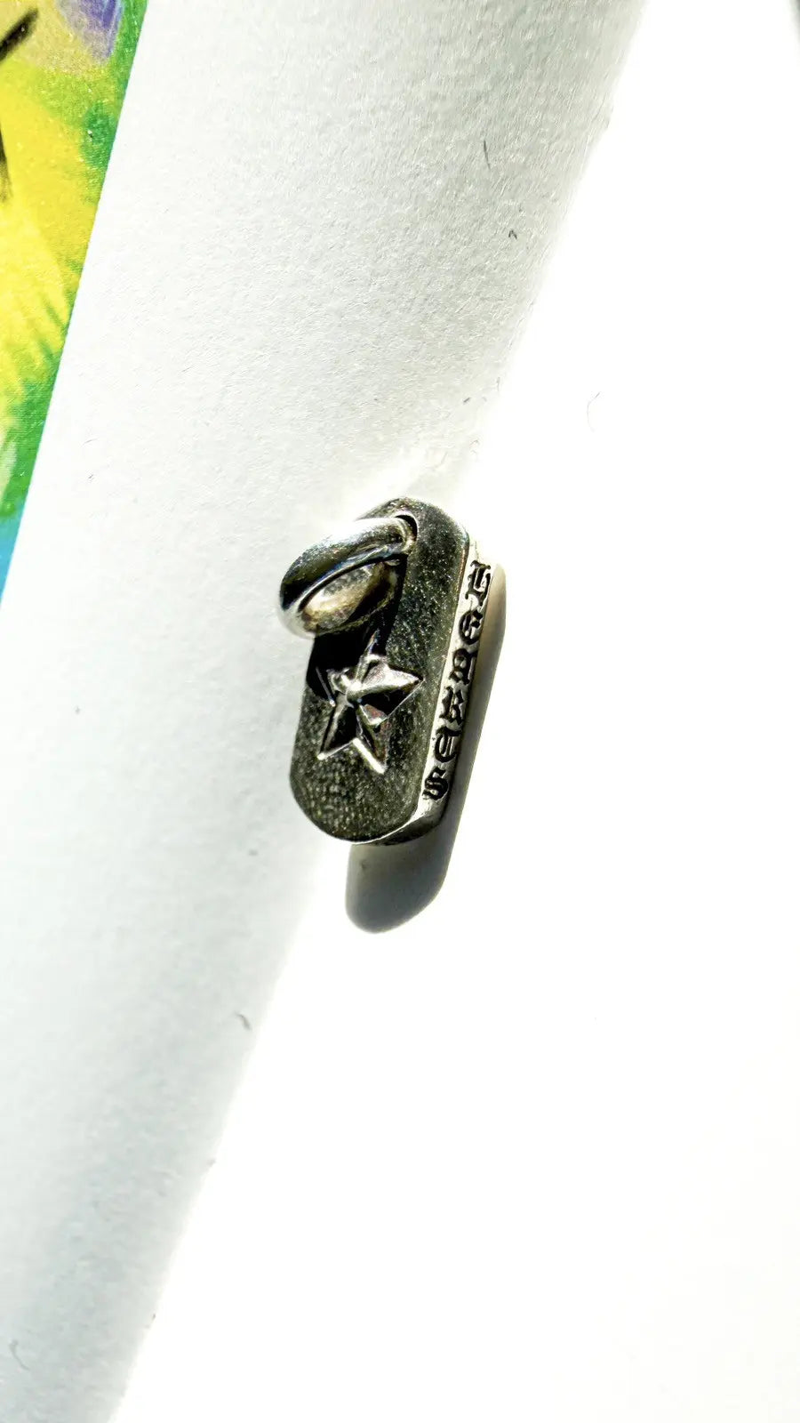 Chrome Hearts Tiny Dog Tag Pendant Chrome Hearts