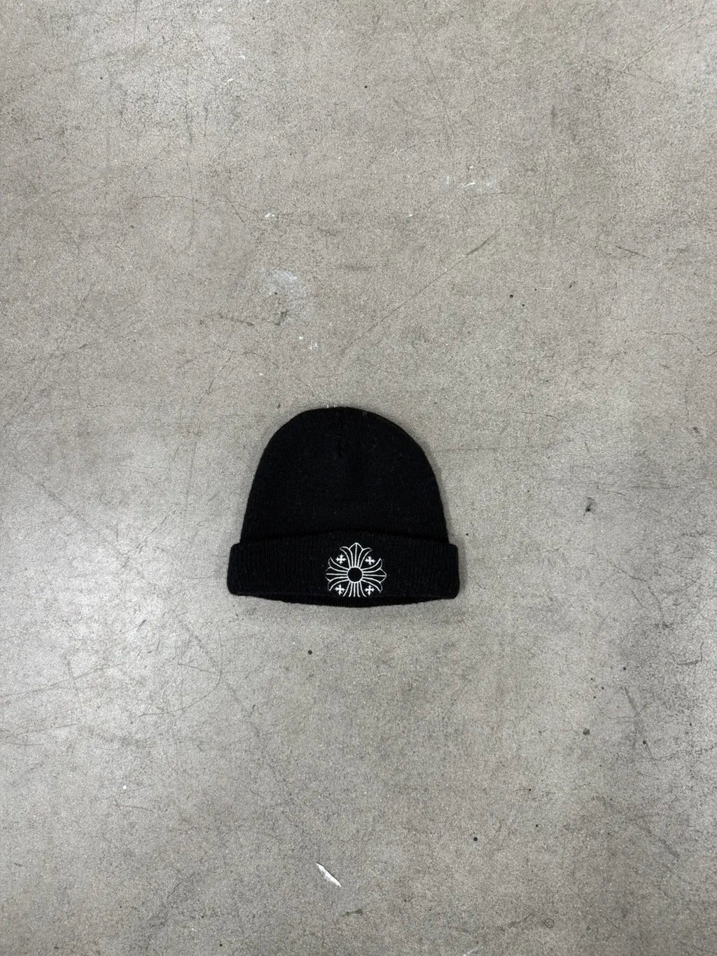 Chrome Hearts Plus Cross Beanie Black