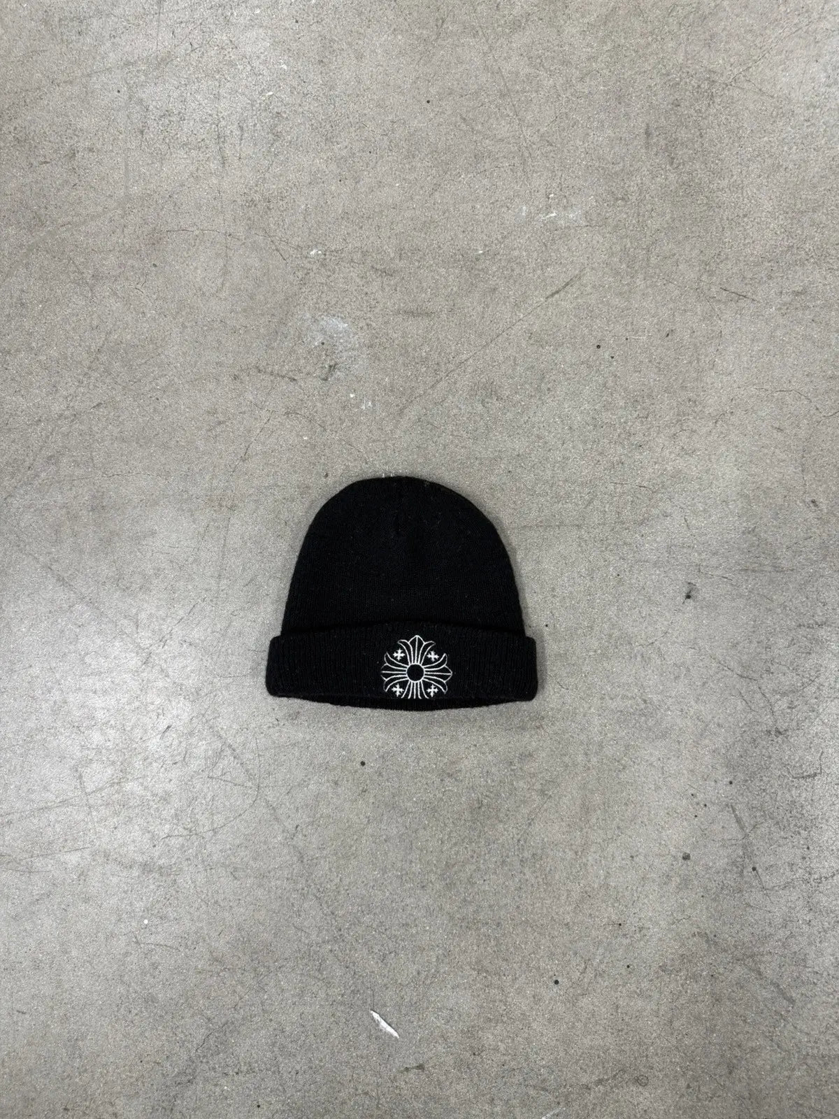 Chrome Hearts Plus Cross Beanie Black