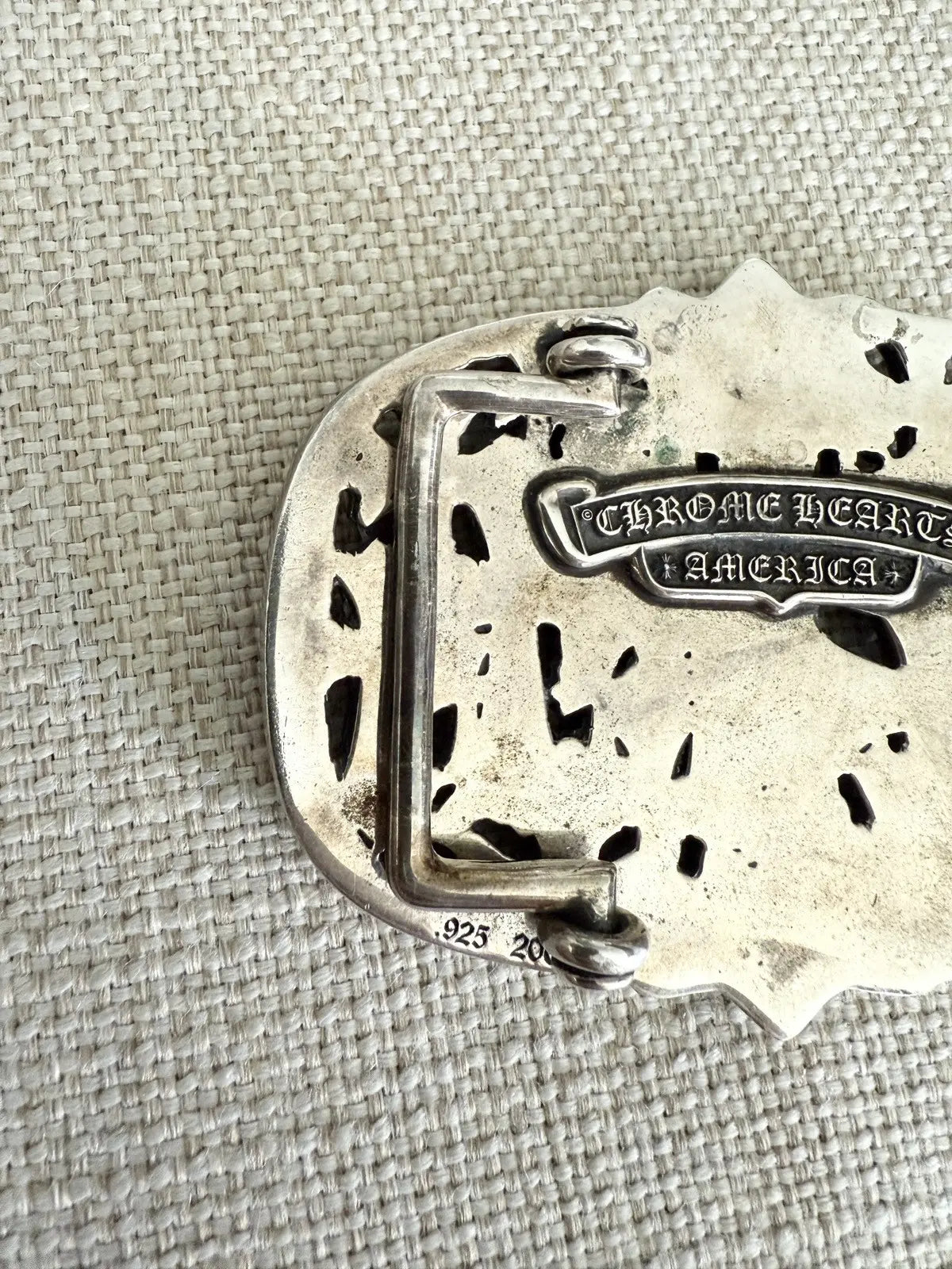 Chrome Hearts Cemetery Cross Belt Buckle