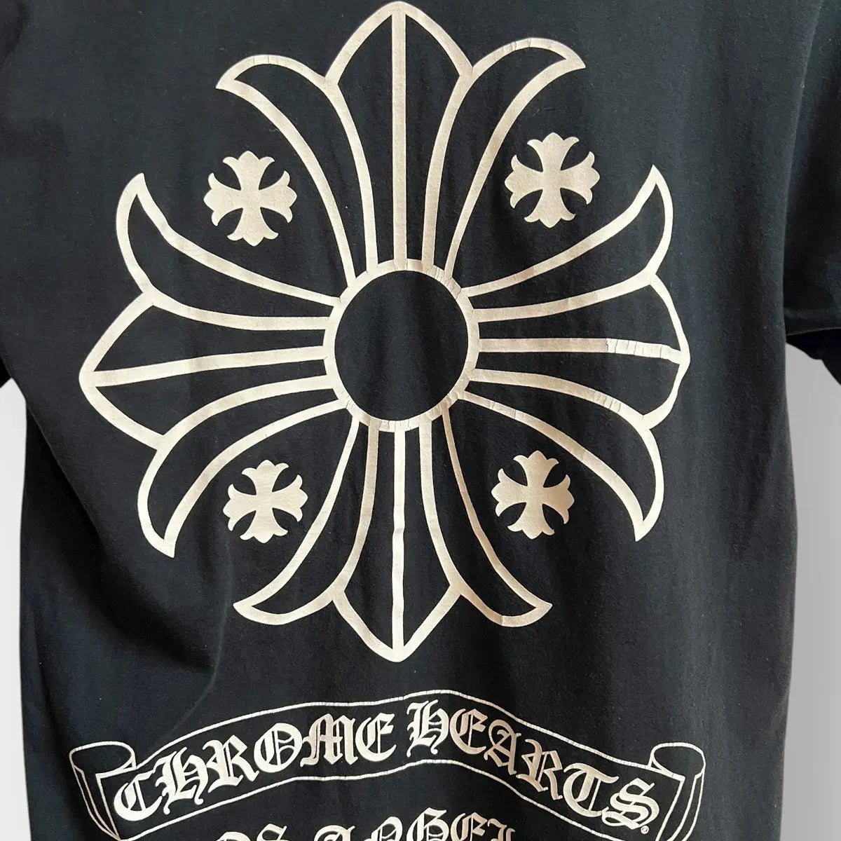 Chrome Hearts Jumbo Cross Scroll Logo Pocket Tee