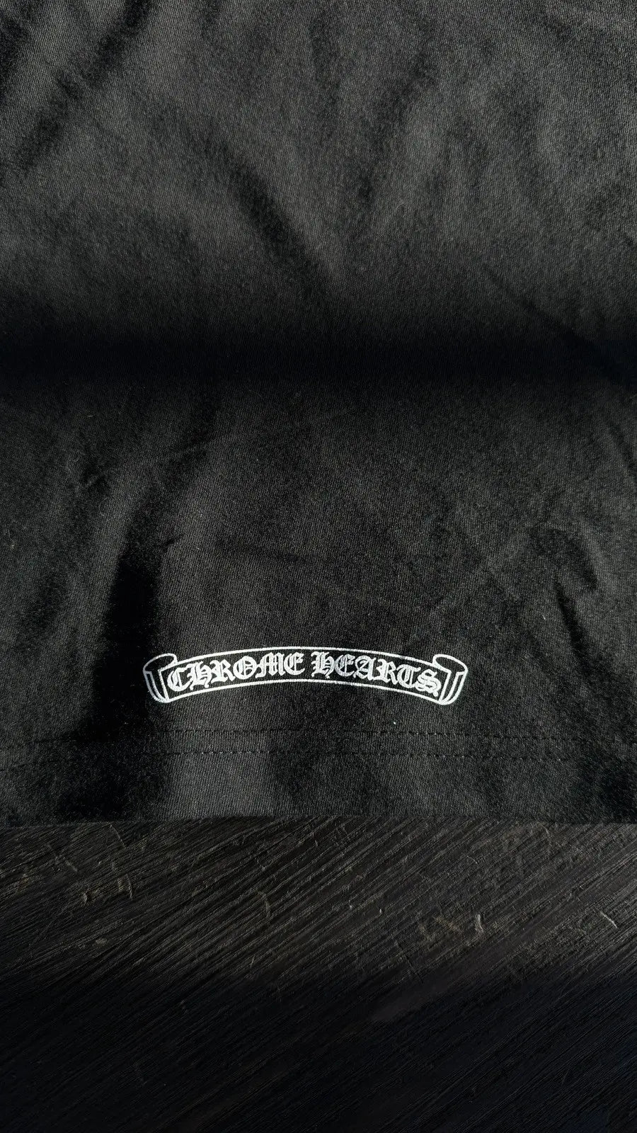 Chrome Hearts Scroll Logo Long Sleeve Tee Size M Chrome Hearts